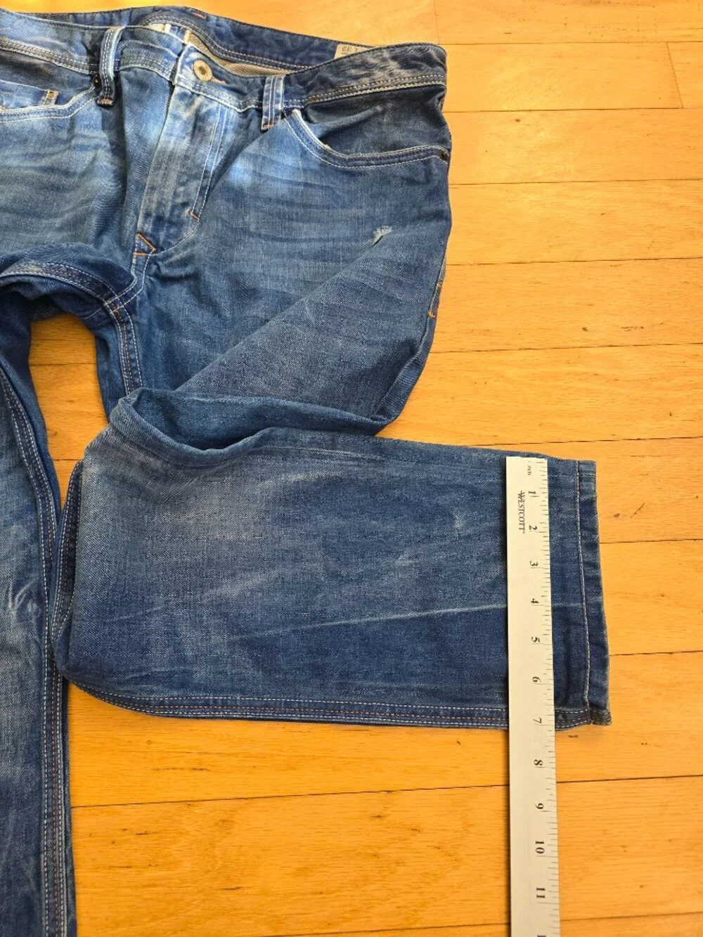 vintage Y2K | Diesel Thanaz medium wash denim slim skinny jeans | MENS 34'
